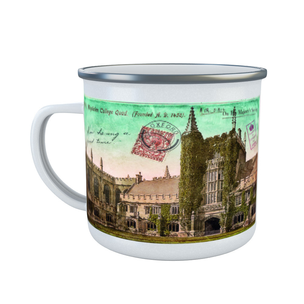 Magdalen College, Oxford Enamel Mug