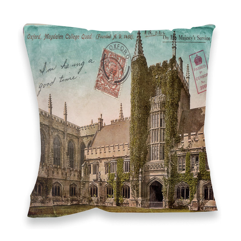 Magdalen College, Oxford Fibre Filled Cushion