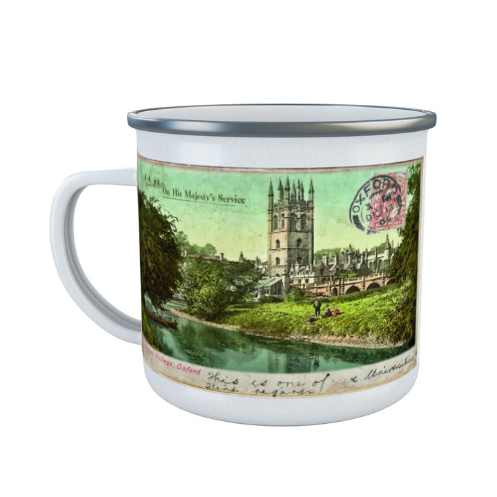 Magdalen College, Oxford Enamel Mug