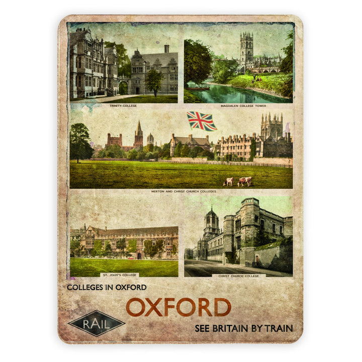 Oxford Colleges Placemat