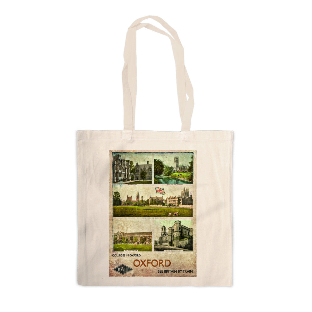 Oxford Colleges Canvas Tote Bag