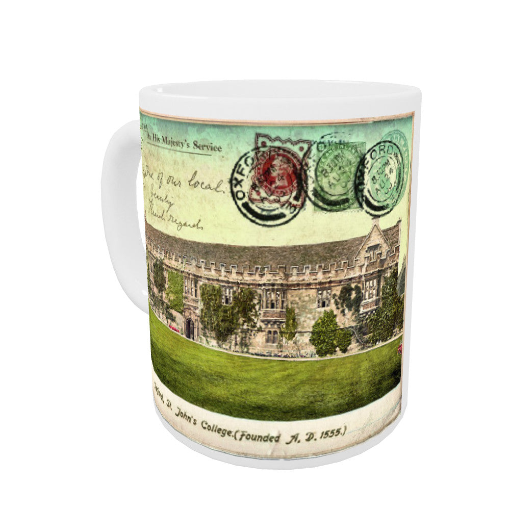 St Johns College, Oxford Coloured Insert Mug