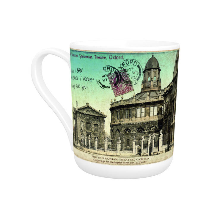 Broad Street and Sheldonian Theatre, Oxford Bone China Mug