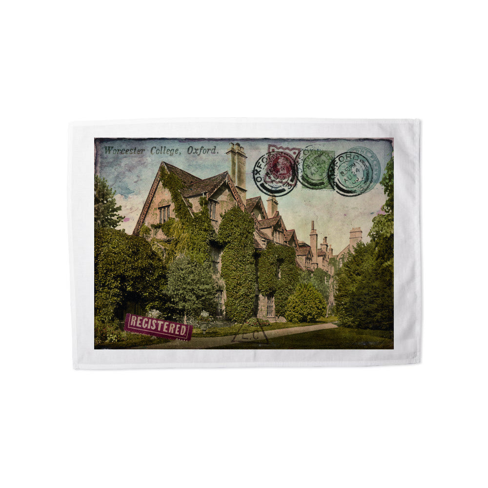 Worcester College, Oxford Tea Towel