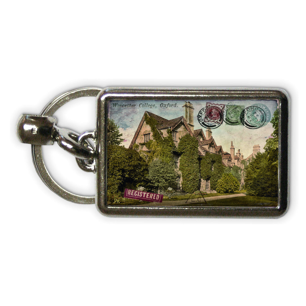 Worcester College, Oxford Metal Keyring