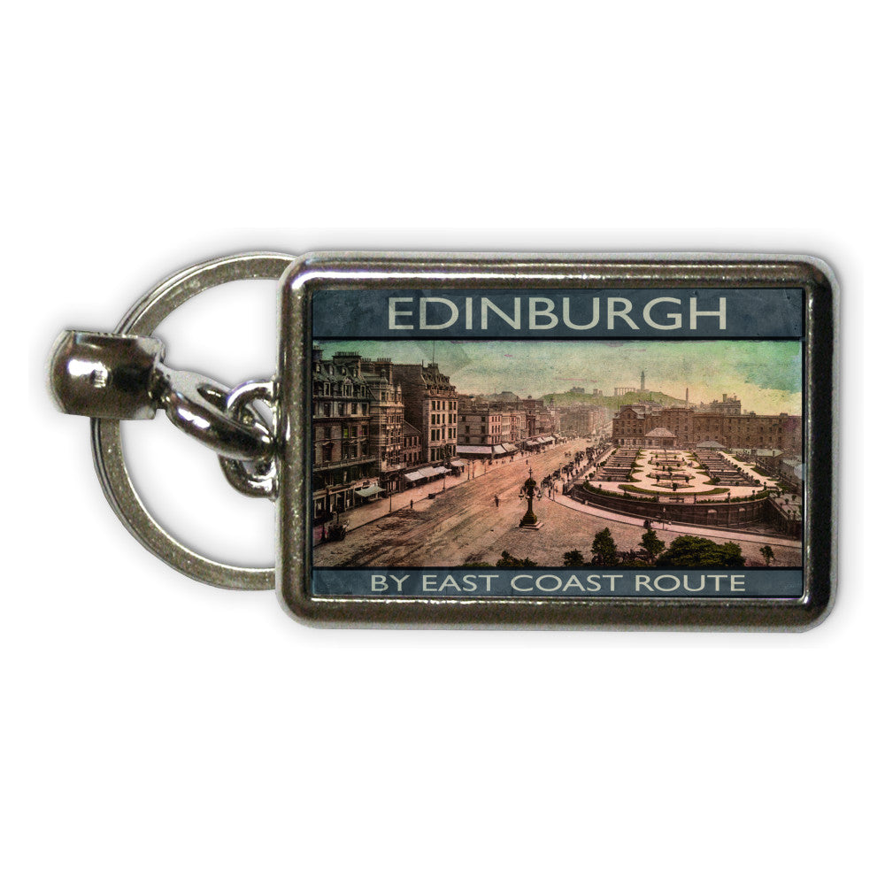 Edinburgh, Scotland Metal Keyring