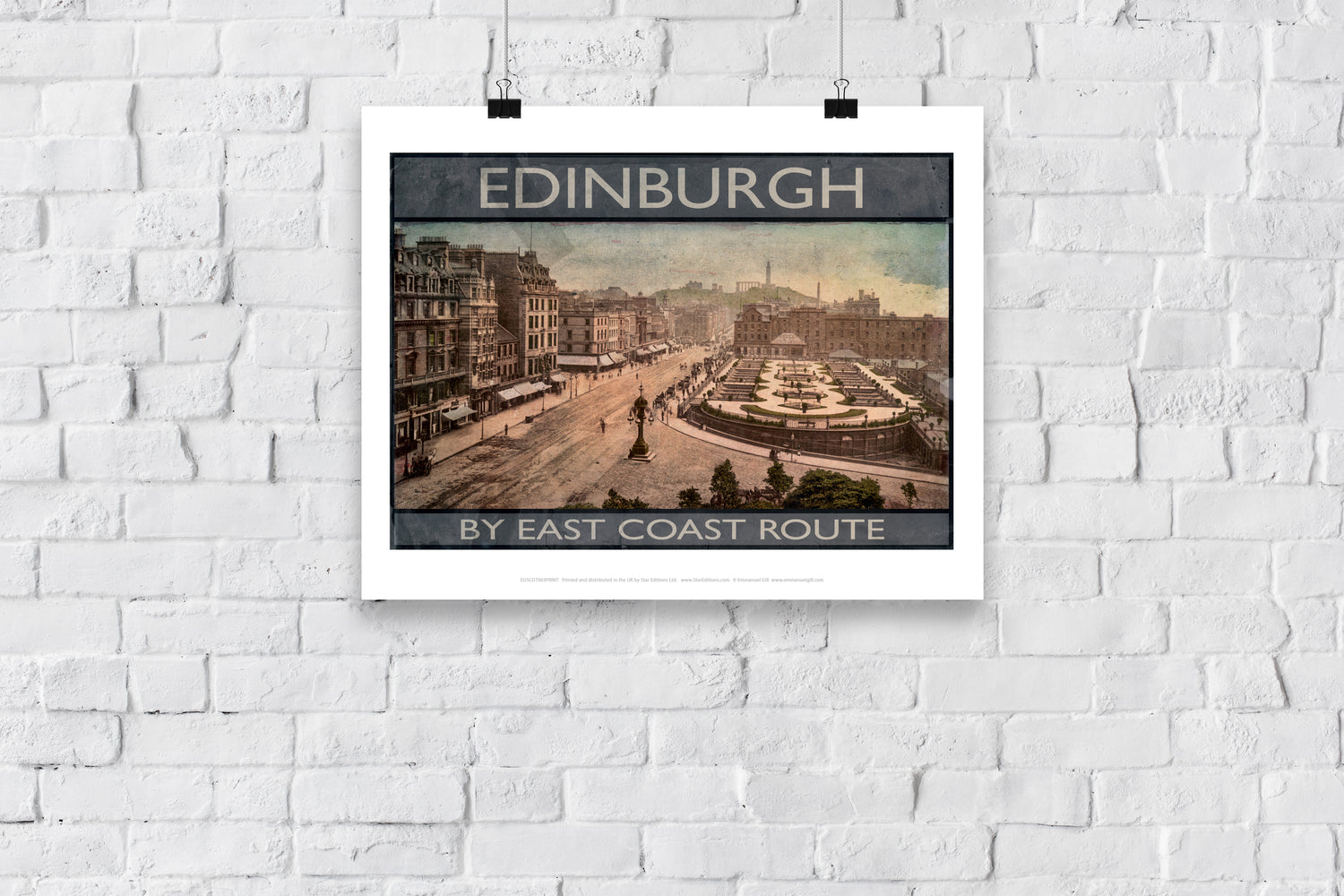 Edinburgh, Scotland - Art Print