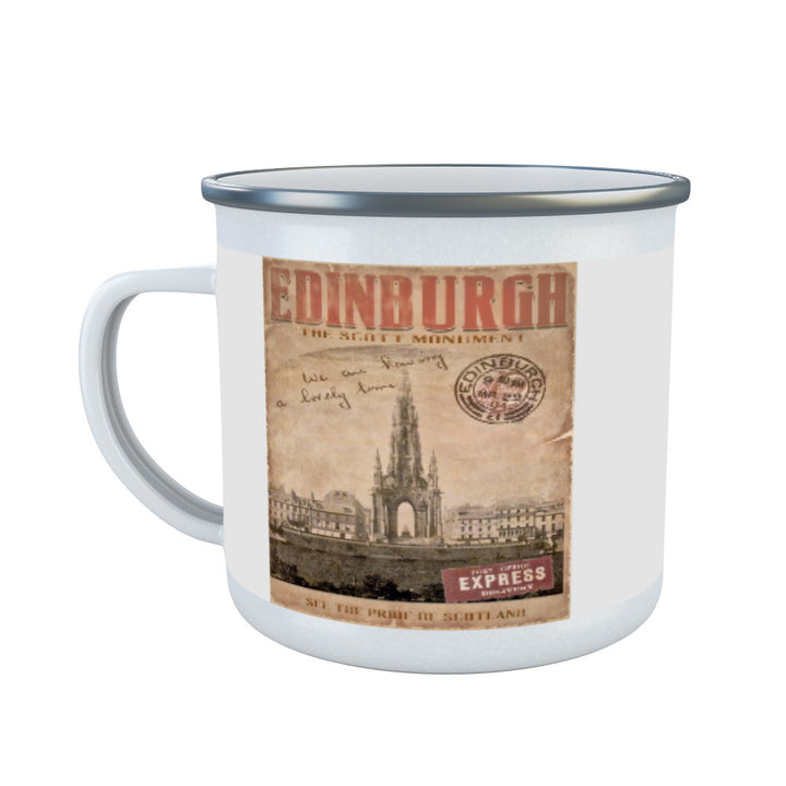 The Scott Monument, Edinburgh Enamel Mug