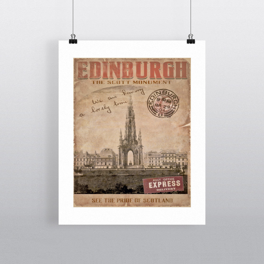 The Scott Monument, Edinburgh Fine Art Print