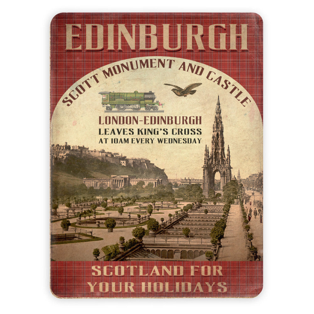 The Scott Monument and Castle, Edinburgh, Scotland Placemat