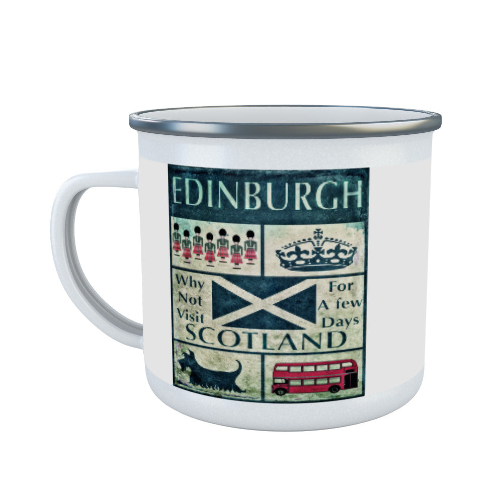 Edinburgh, Scotland Enamel Mug