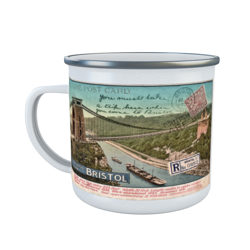 Clifton Suspension Bridge, Bristol Enamel Mug