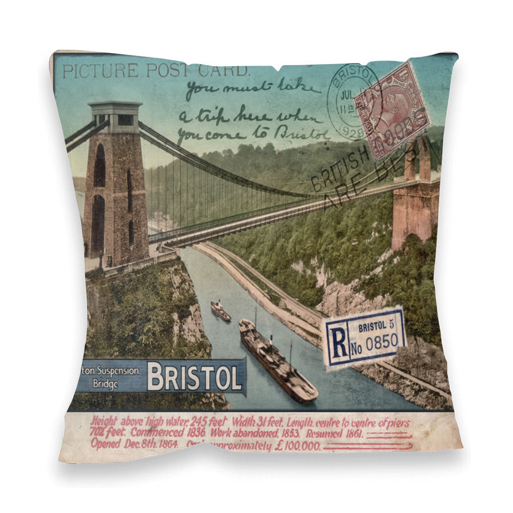 Clifton Suspension Bridge, Bristol Fibre Filled Cushion