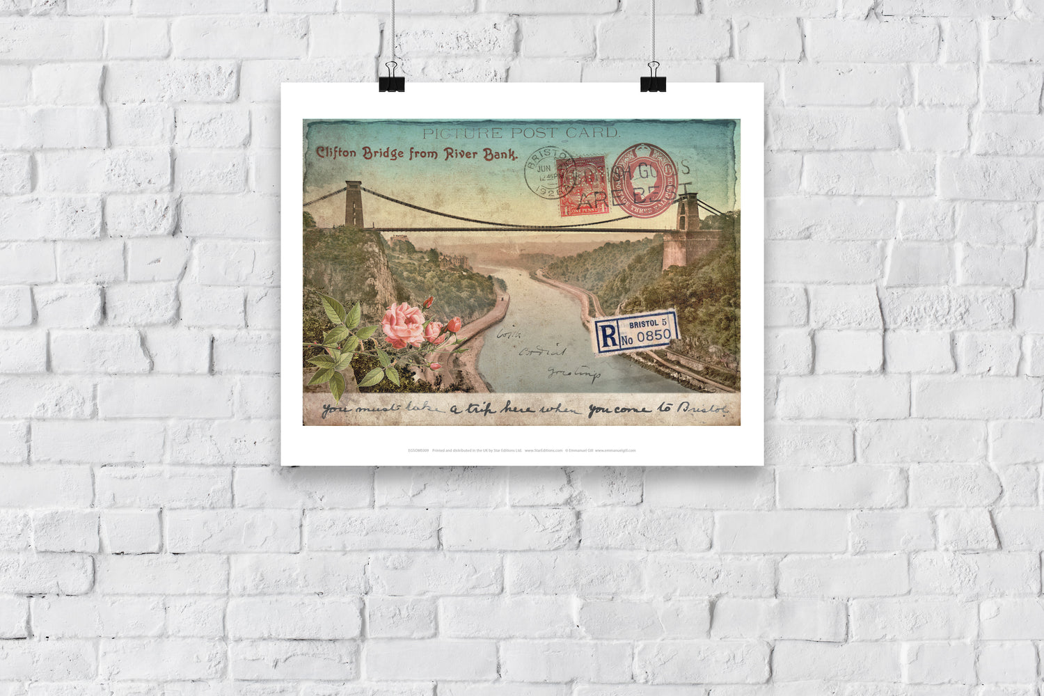 Clifton Suspension Bridge, Bristol - Art Print