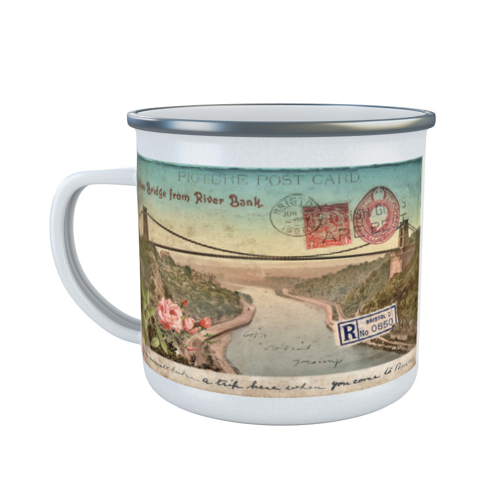 Clifton Suspension Bridge, Bristol Enamel Mug