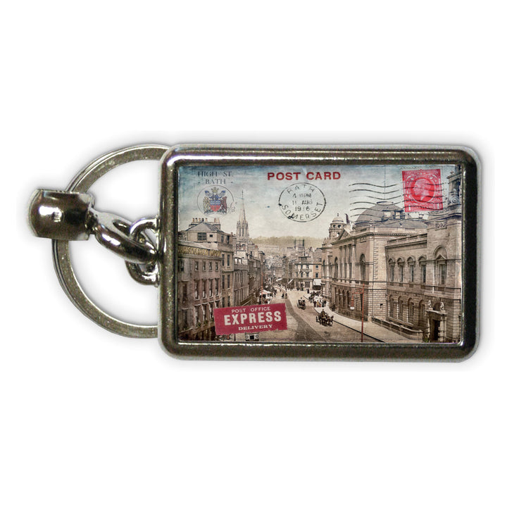 High St, Bath Metal Keyring