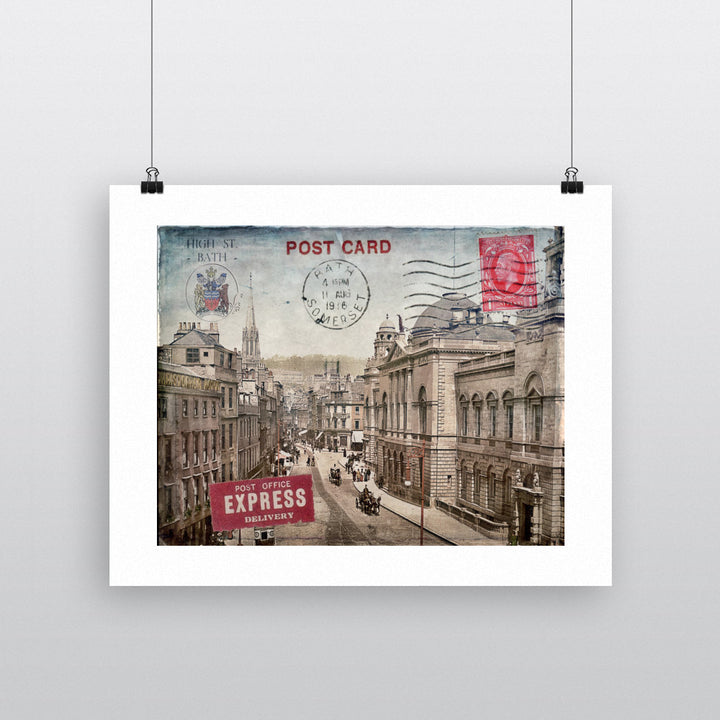 High St, Bath 90x120cm Fine Art Print