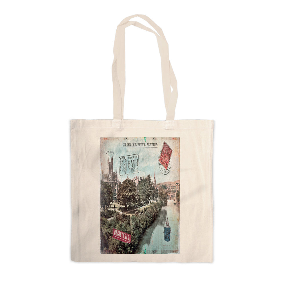 Bath Abbey Canvas Tote Bag