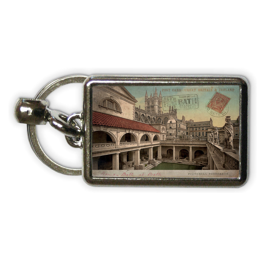 Roman Baths, Bath Metal Keyring