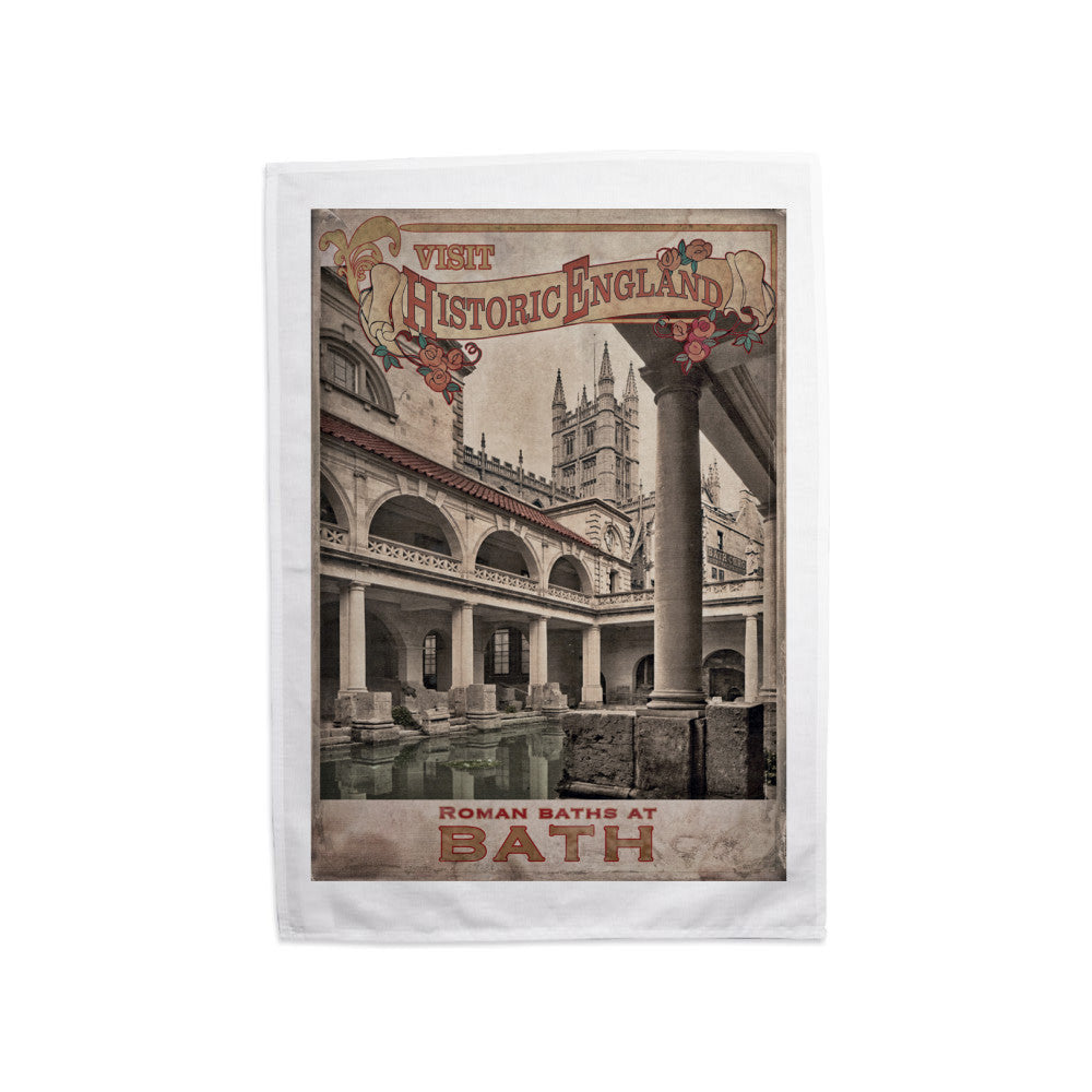 Roman Baths, Bath Tea Towel