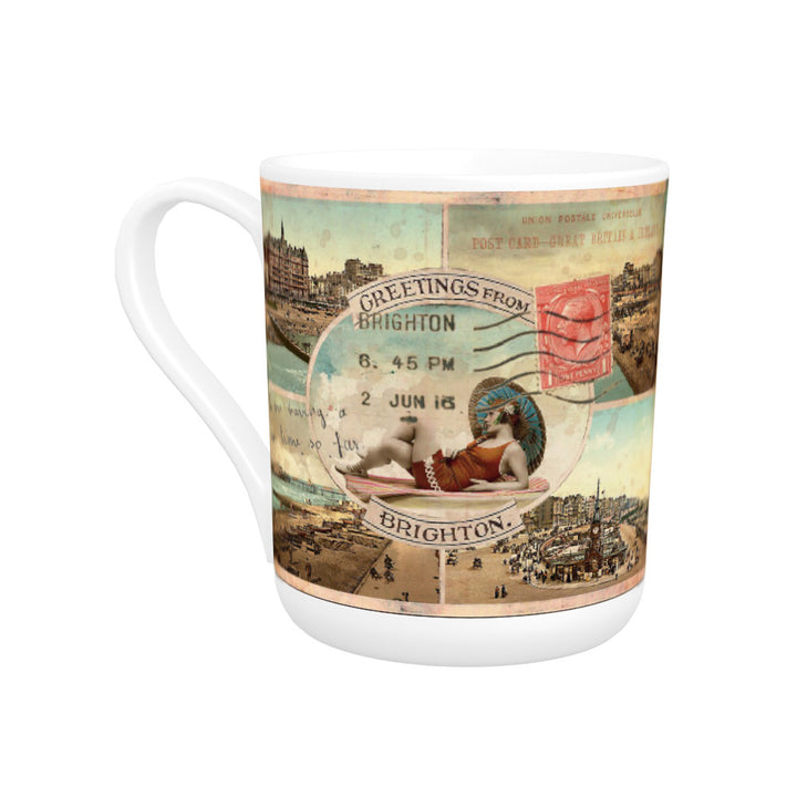 Greetings From Brighton Bone China Mug