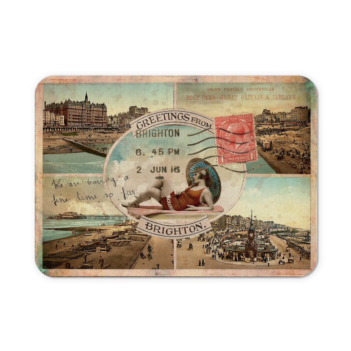 Greetings From Brighton Mouse Mat