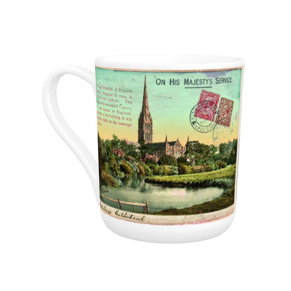 Sailsbury Cathedral, Wiltshire Bone China Mug