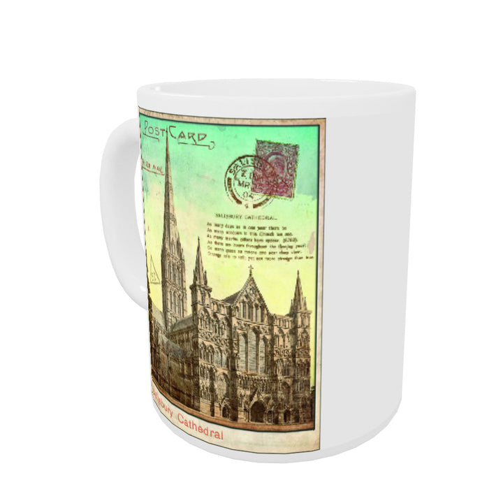 Sailsbury Cathedral, Wiltshire Coloured Insert Mug