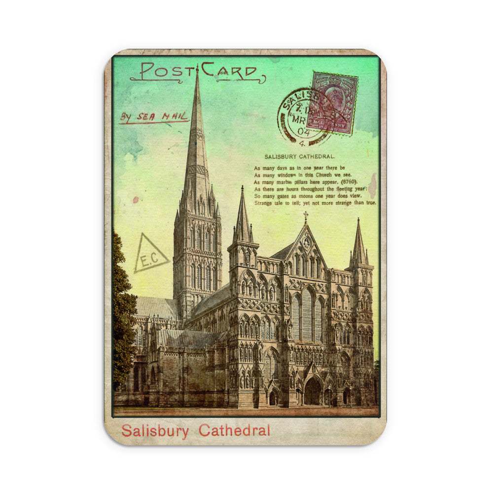 Sailsbury Cathedral, Wiltshire Mouse Mat