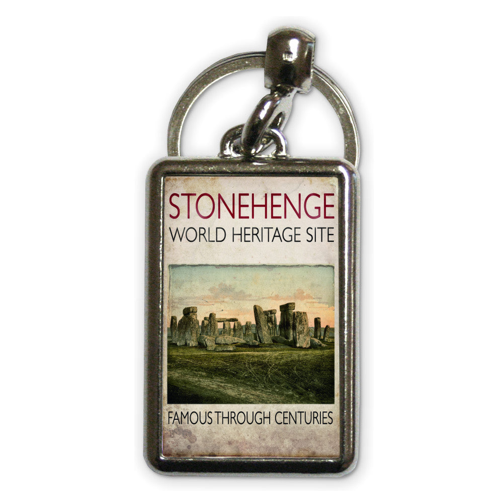 Stonehenge, Wiltshire Metal Keyring