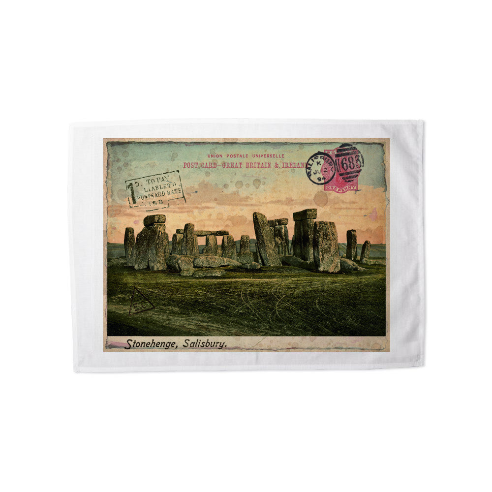 Stonehenge, Wiltshire Tea Towel