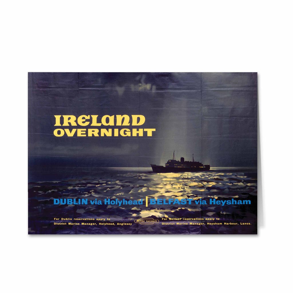 Ireland Overnight - Dublin and Belfast Greeting Card