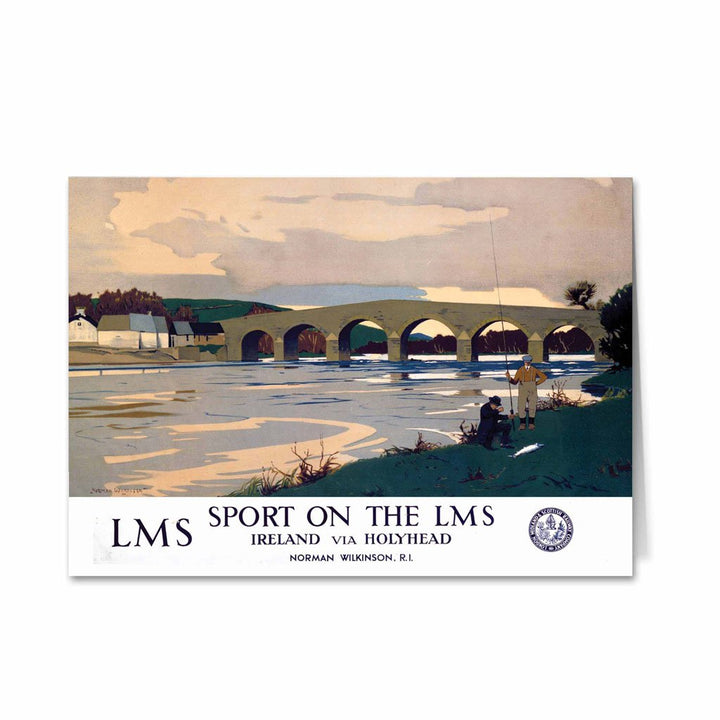 Sport on the LMS - Ireland Via Holyhead Greeting Card