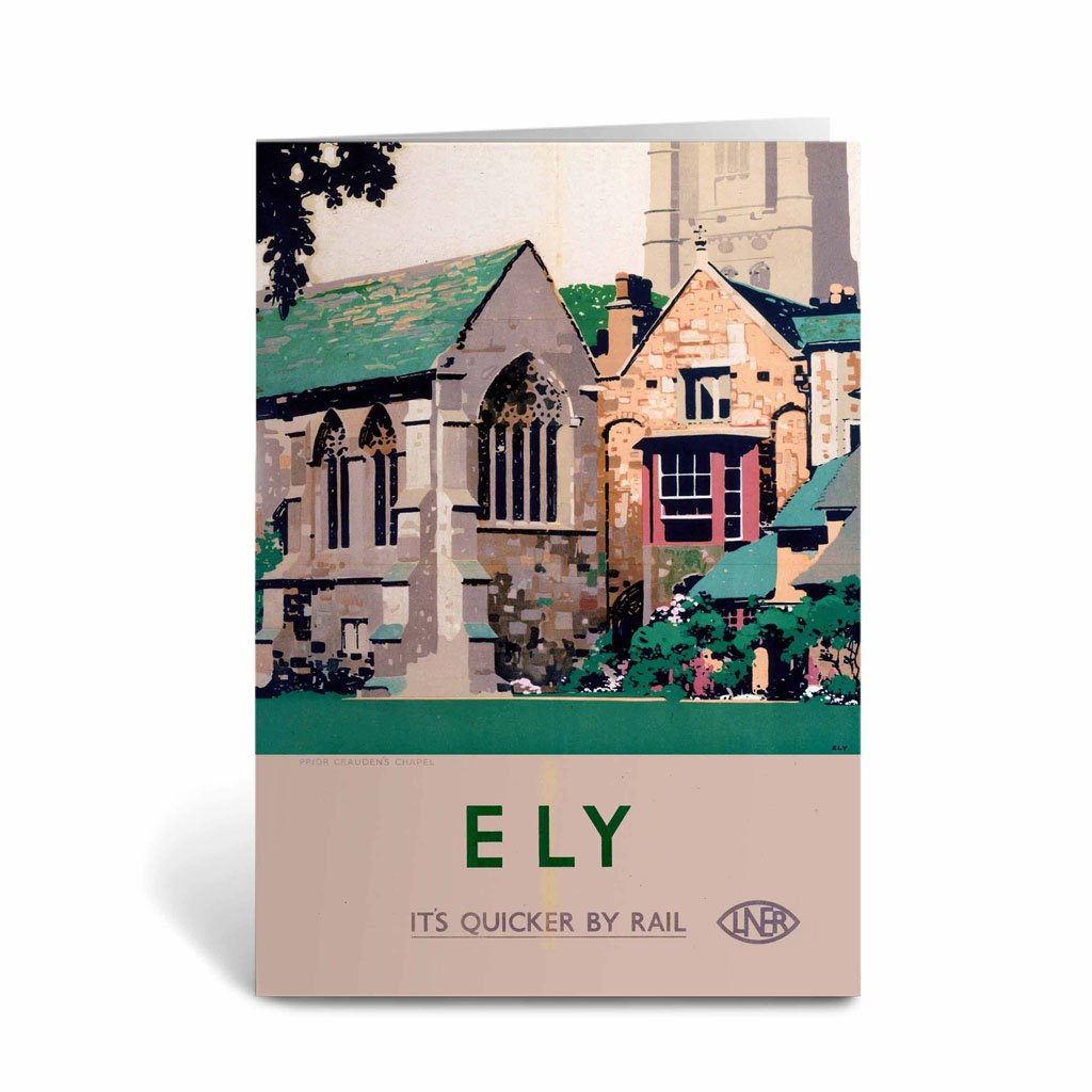 Ely Close up of Cathedral Greeting Card