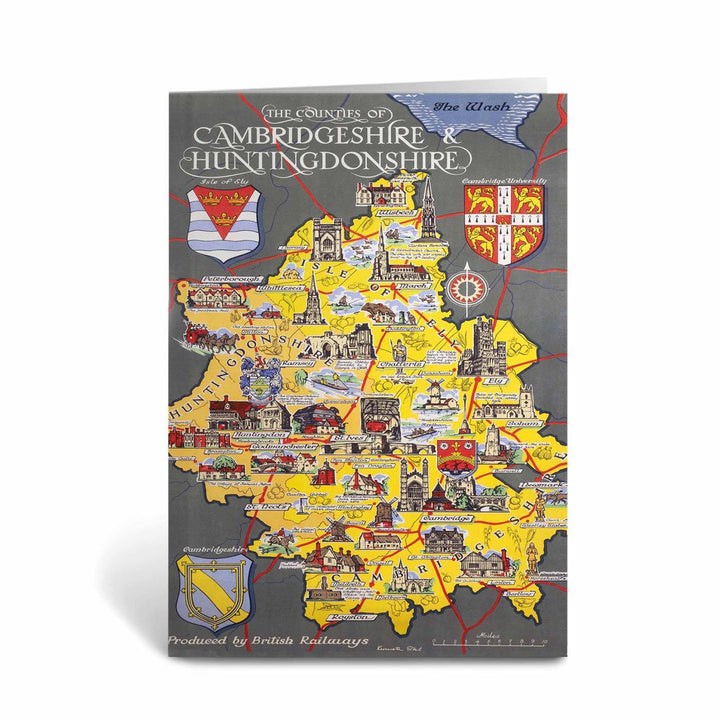 Cambridgeshire and Huntingdonshire Greeting Card