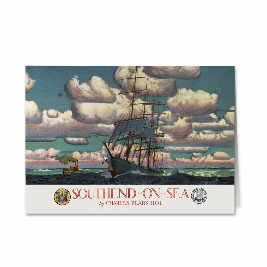 Southend on Sea by Charles Pears` Greeting Card