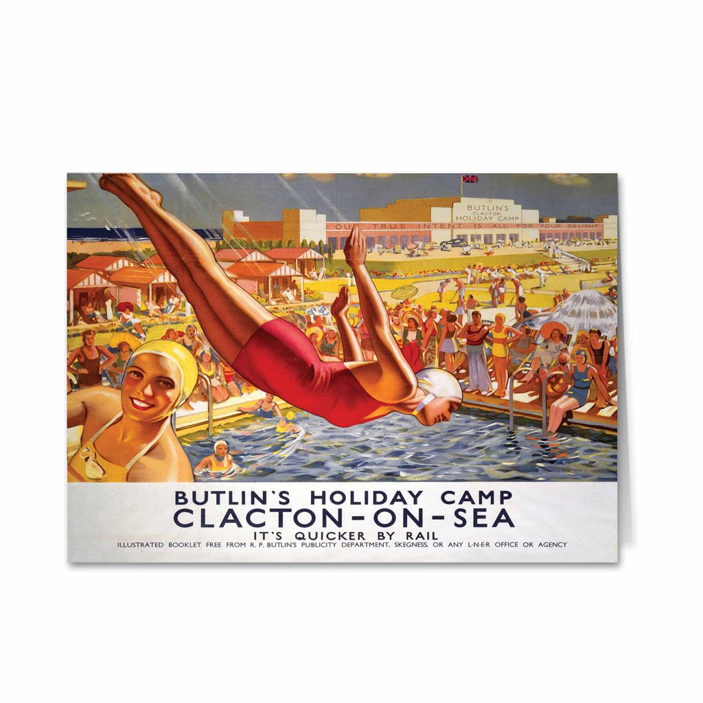 Butlin's Holiday Camp, Clacton-on-sea Greeting Card