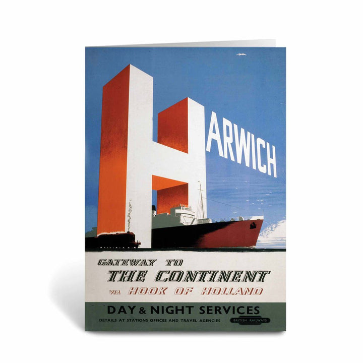 Harwich, Gateway to The Continent Greeting Card