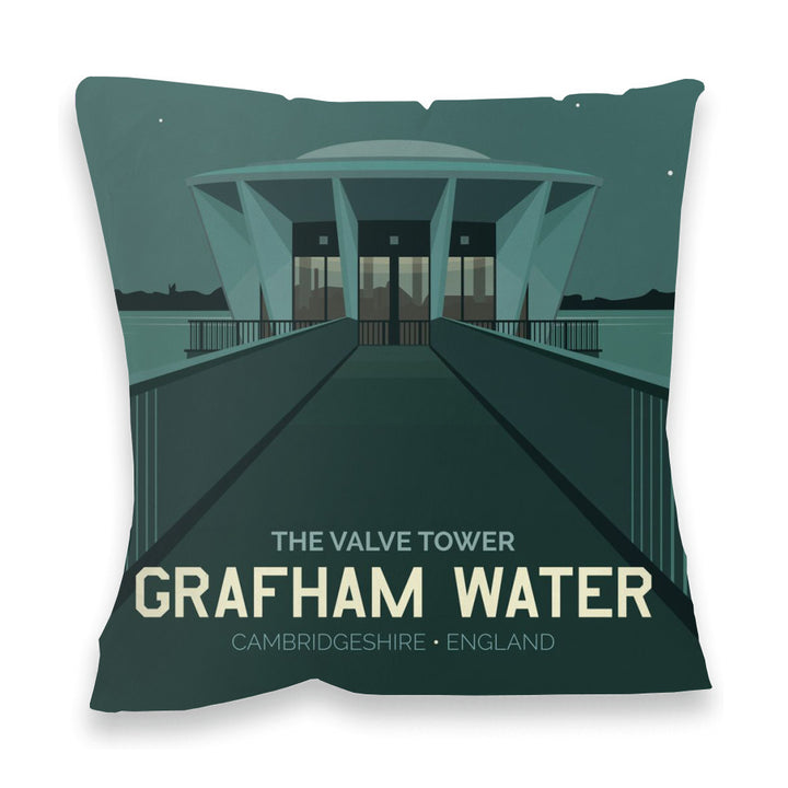 Grafham Water, Cambridgeshire Fibre Filled Cushion