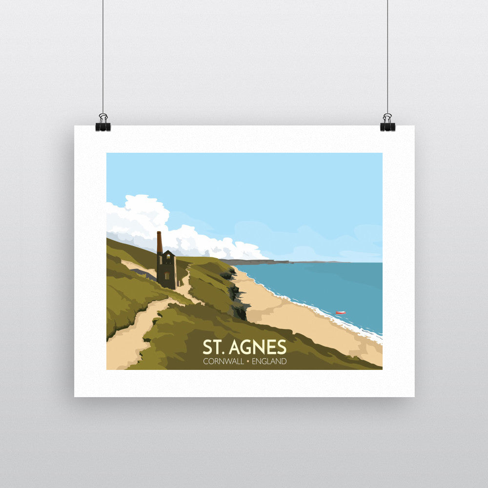 St Agnes, Cornwall 90x120cm Fine Art Print