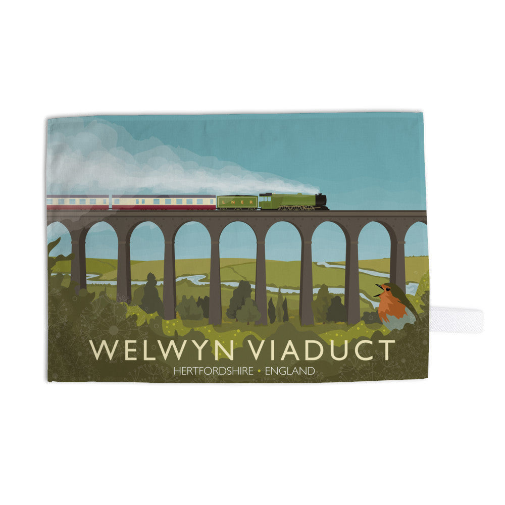 Welwyn Viaduct, Hertfordshire Tea Towel