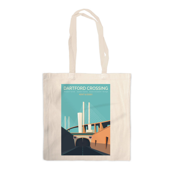 Dartford Crossing, Kent & Essex Canvas Tote Bag