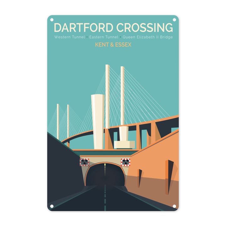 Dartford Crossing, Kent & Essex Metal Sign