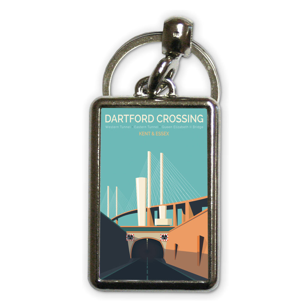 Dartford Crossing, Kent & Essex Metal Keyring