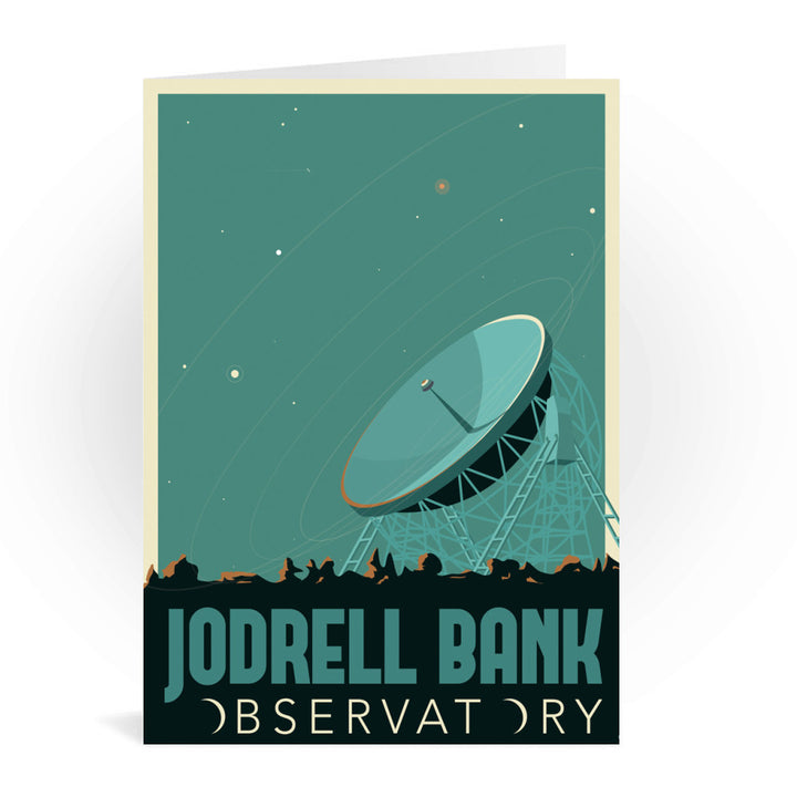 Jodrell Bank Observatory Greeting Card 7x5