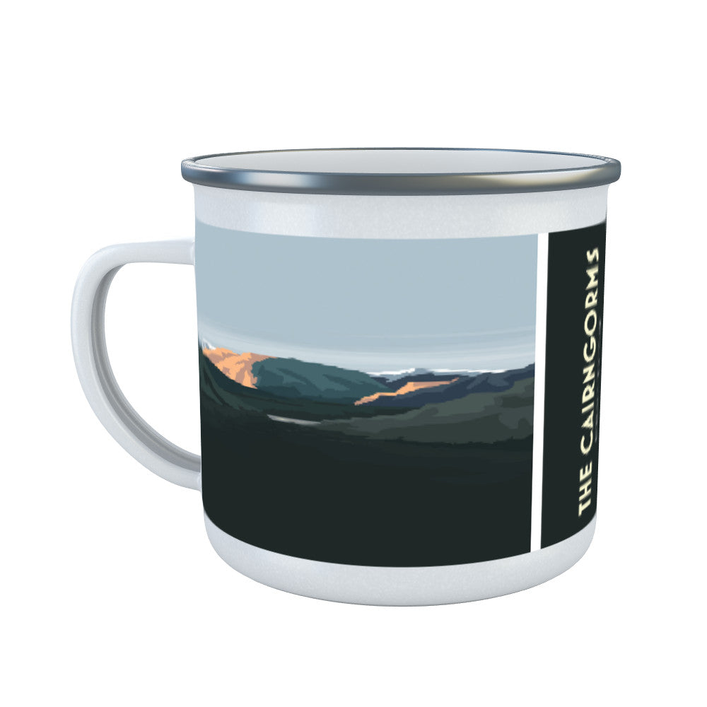 The Cairngorms, Highlands of Scotland Enamel Mug