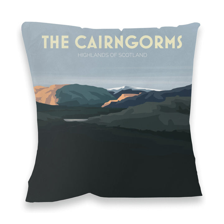 The Cairngorms, Highlands of Scotland Fibre Filled Cushion