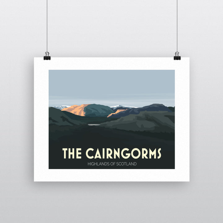 The Cairngorms, Highlands of Scotland 90x120cm Fine Art Print