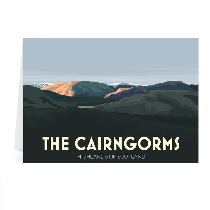 The Cairngorms, Highlands of Scotland Greeting Card 7x5