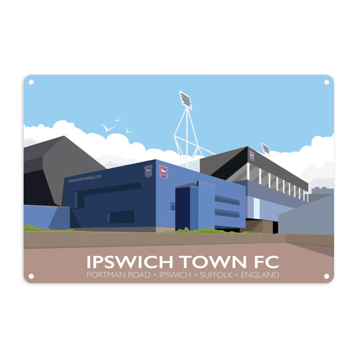 Portman Road, Ipswich Metal Sign